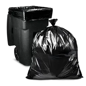 Big Black Garbage Bag Heavy Duty Trash Can Liners Disposable Plastic Garbage Bag