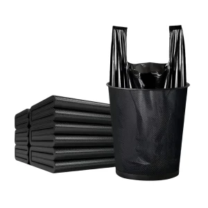 Big Capacity Trash Bag Heavy Duty 55 Gallon Recyclable Flat Black Hotel Extra Large Commercial Garbage Bag Black Trash Bags