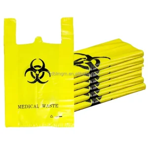 Big Disposable Plastic Medical Rubbish Garbage Bag Durable Portable Convenient with Customized Size