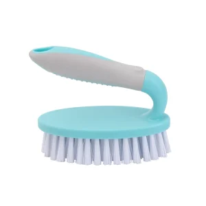 Big Scrub Brush for Cleaning Comfort Grip Shower Scrubber Stiff Bristles with Handle Cleaner Brush for Tub Sink Carpet Floor