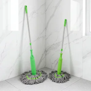 Big Size Twist Steel Swift Microfiber Mops 360 Degree Rotating Design Easy Cleaning Self Wringer Home Use