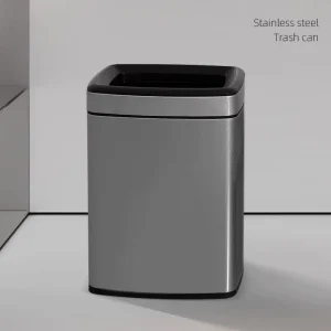 Bin Waste Soft Dustbin Stainless Steel Garbage Recycle SS Kitchen Waste Bins Trash Can