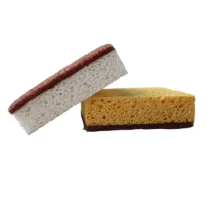 Biodegradable Cellulose Sisal Kitchen Scouring Pad High Zero Waste Plastic Free Easy Clean Eco-Friendly Sustainable Washing