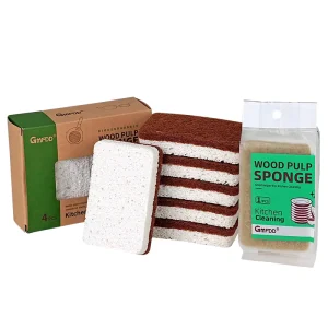 Biodegradable Coconut Fiber Sisal Cellulose Scrubber Sponge Double Sided Rectangle Dishwashing Sponges Scouring Pads Natural