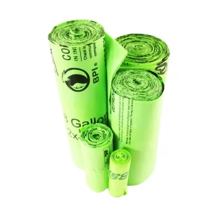 Biodegradable Compostable 50/65 Gallon Trash Bag Plastic Household Compostable Garbage Food Waste Bags on Roll