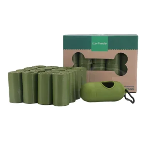 Biodegradable Compostable Disposable Custom Printed Eco Friendly Black Trash Garbage Pet Dog Waste Poop Bag for Dogs