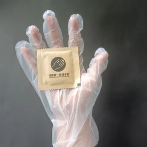 Biodegradable Compostable Disposable Gloves Individually Wrapped Eco Friendly Waterproof Vacuum Bag Kitchen Cleaning Beauty Use