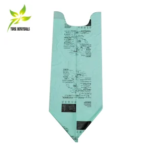 Biodegradable Compostable PLA Bin Liners Sustainable Wave Top Yard Waste Garbage Trash Bag Household Use