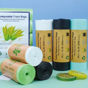 Biodegradable Disposable Plastic Dustbin Poly Bag Trash Garbage Bag With Drawstring