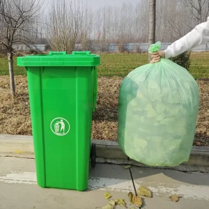 Biodegradable Eco Friendly 13 Gallon Kitchen Household Trash Bags 55 Gallon Heavy Duty Garbage Bag PLA Plastic Compostable