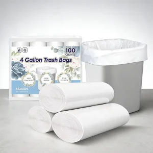 Biodegradable Flat Open Trash Bags Custom Size & Color Accept OEM/ODM for Household Use