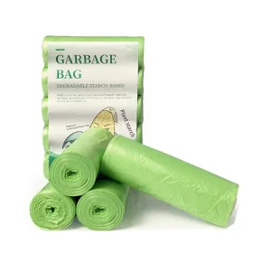 Biodegradable Garbage Bags Disposable for Trash Can Home and Kitchen Wastebasket Compostable Household