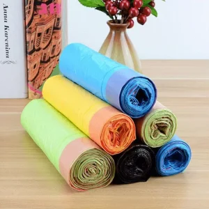 Biodegradable Plastic Rubbish Bags Large 65 Gallon Trash Bags Embossing for Household Products Trash Bag Making