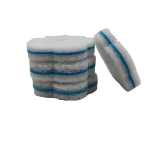Biodegradable Polyester Disposable Toilet Brush Head for Hygienic Scratch Free Cleaning
