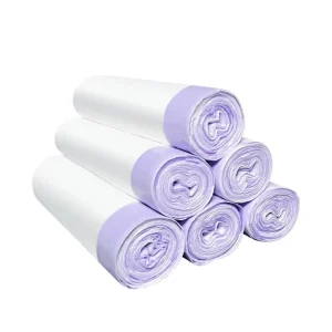 Biodegradable Thick Drawstring Household Trash Bags Black Disposable Environmentally Friendly Garbage Bags 10-20L