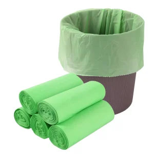 Biodegradable Trash Bags Garbage Bags Compostable Recycled Degradable Green Trash Bag for Household Countertop Bin