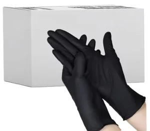 Black Blue Nitrile Disposable Household Gloves Durable Comfortable Soft for Food Handling Working