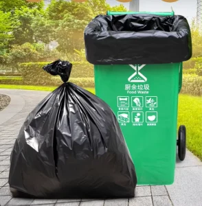 Black Large Heavy Duty Garbage Bags Property Sanitation Street Hotel Large Plastic Garbage Bags