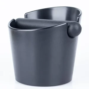 Black Plastic Coffee Portafilter Grounds Knock Out Box Barista Tools Espresso Coffee Waste Bin Knock Box