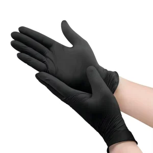 Black Powder Free Nitrile Gloves High Quality Household Disposable Nitrile Gloves Box