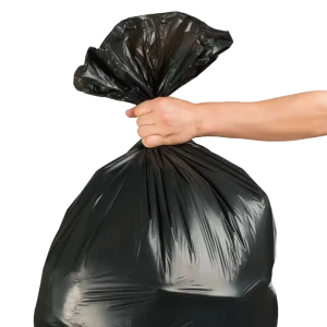 Black Scented Garbage Bags 19×21 10L Custom Logo Packaging for Home Use
