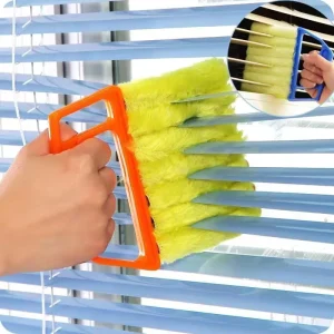 Blind Cleaner Brush Blinds Dust Shutters Washable & Removable Window Air Conditioner Duster for Awnings Siding Car Fan