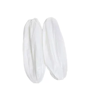 Blue Disposable Plastic Clinic Arm Sleeves Waterproof PE Over Sleeves Cover for Household Use