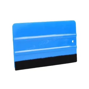 Blue Hard Film Felt Squeegee Car Care Tool with Hanging Hole Vinyl Edge Wrapping Tools