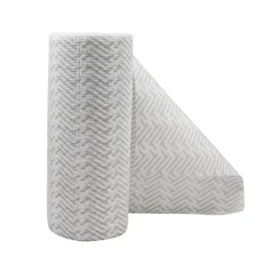 Blue Non-Woven Fabric Dish Rag Cloth Reusable Kitchen Towel 25cm*30cm 25cm*25cm 60GSM Strong Cleaning Capacity Wood