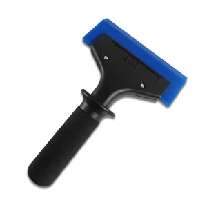 Blue Squeegee Hard Card Tinting Tool Silicone Blade Aluminum Window Door