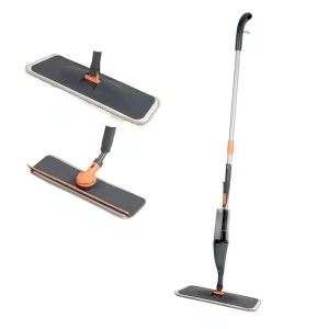 Bold Thickened Iron Rod Hand Wash Free Household One Step Spray Flat Plate Mop Lazy Person’s Dust Removal Window Mopping
