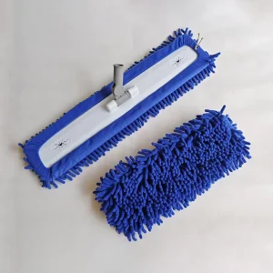 Brand New Chenille Eco Friendly Flat Floor Cleaning Mop Cloth Dry & Wet Dual Purpose Replacement Cloth with Self Wringer