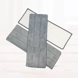 Brand New Coral Fleece Flat Mop Replacement Cloth Eco Friendly Sustainable Floor Cleaning Hook Loop Customized Size