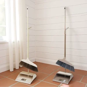 Broom Dustpan Set Plastic Broom Escoba Con Recogedor Cleaning Long Handle Broom and Dustpan Set