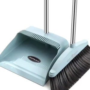 Broom Set Household Cleaning Broom Dustpan Combination Folding Broom Sweeping Non-stick Hair Soft Bristles