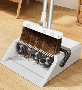 Broom and Dustpan Set Combination Broom Household Sweeping Broom Magnetic Folfing Wiper Magic Sweeping Hair Artifact