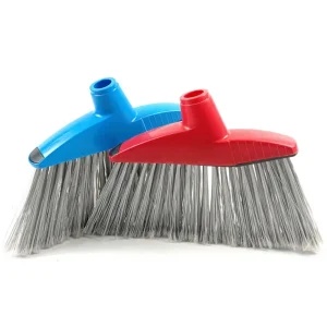 Broom and Dustpan Set Household Floor Sweeping Non Stick Hair Gadget Combo Plastic Dustpan & Broomstick 120cm Handle