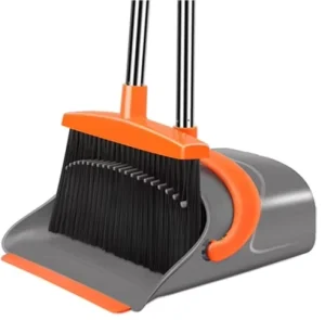 Broom and Dustpan Set for Home Broom and Stand Up Broom and Dustpan