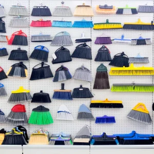 Broom for Floors Commercial Industrial Broom for Sweeping Indoor Garage Kitchen