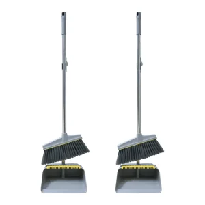 Broom with Dustpan Combo Set with Long Handle Convenient Home Office Cleaning Supplies for Efficient Sweeping NO.7714