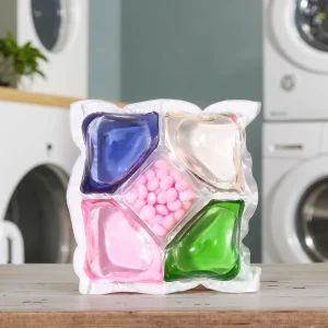 Bulk 5 in 1 Laundry Detergent Capsules 8g Powerful Cleaning Long Lasting Floral Scent Biodegradable Easy to Use