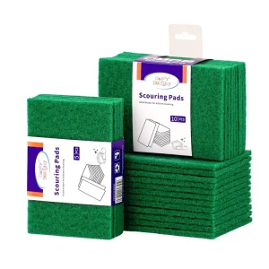 Bulk Acrylic Scouring Pad Non-Scratch for Kitchen Cleaning Scrub Sponges for Pots Pans Household Cleaning Pads