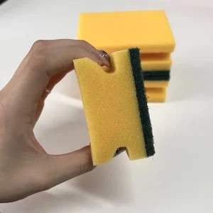 Bulk Compressed Expandable Food Safe Odor Resistant Cellulose Cleaning Sponge for Utensils Wash