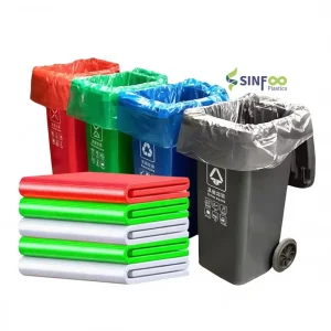 Bulk Heavy Duty Clear Trash Bags Multi Use 33 Gallon Garbage Bags for Home Recycling Contractors Storage Outdoor