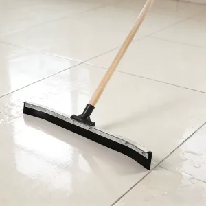 Bulk Order Ready 24 Inch Floor Wiper Heavy Duty Industrial Floor Squeegee 55cm Rubber Blade Wooden Handle Factory Direct Customizable