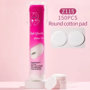 Bulk Pack 150pcs Organic Makeup Remover Pads Exfoliating Rounds Lint free Cotton Facial Cleansing Pad For Toner Application Z115