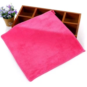 Bulk Supply Microfiber Fabrics Cleaning Cloth Stain Resistant Reusable Wiping Cloth for Home Office Car Use