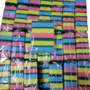 Bulk in PU Sponges with Scouring Pad Cleaning Dishes Sponges Washing Kitchen Cleaning Sponge for Household