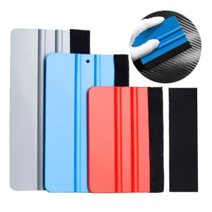 C0909 Felt Edge Squeegee Car Vinyl Scraper Spatula Scratch Free Film Squeegee Wallpaper Smoother Window Tinting Tools