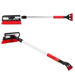 Car Cleaning Accessories Snow Cleaner Removal Snow Broom Ice Scraper Snow Brush with Long Handle
